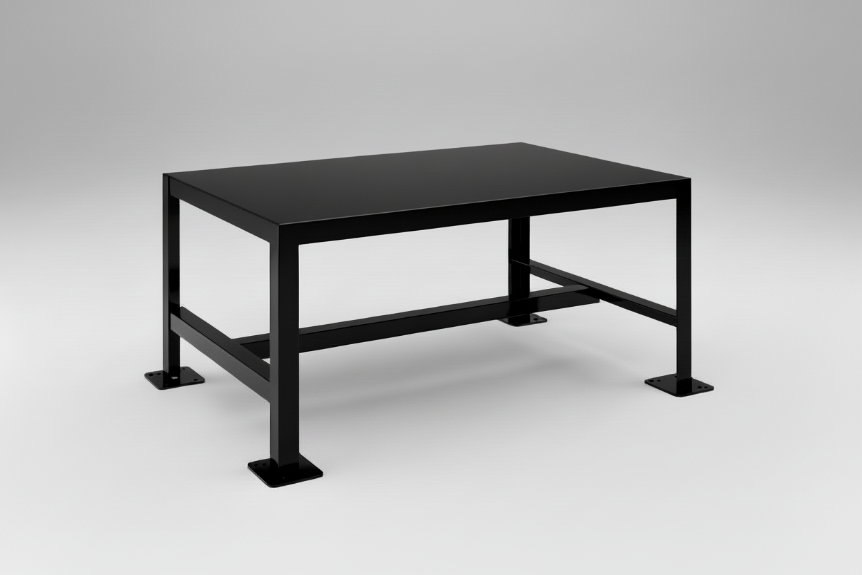 Mesón de Trabajo Metálico Industrial MT3180 | Banco de Taller Reforzado