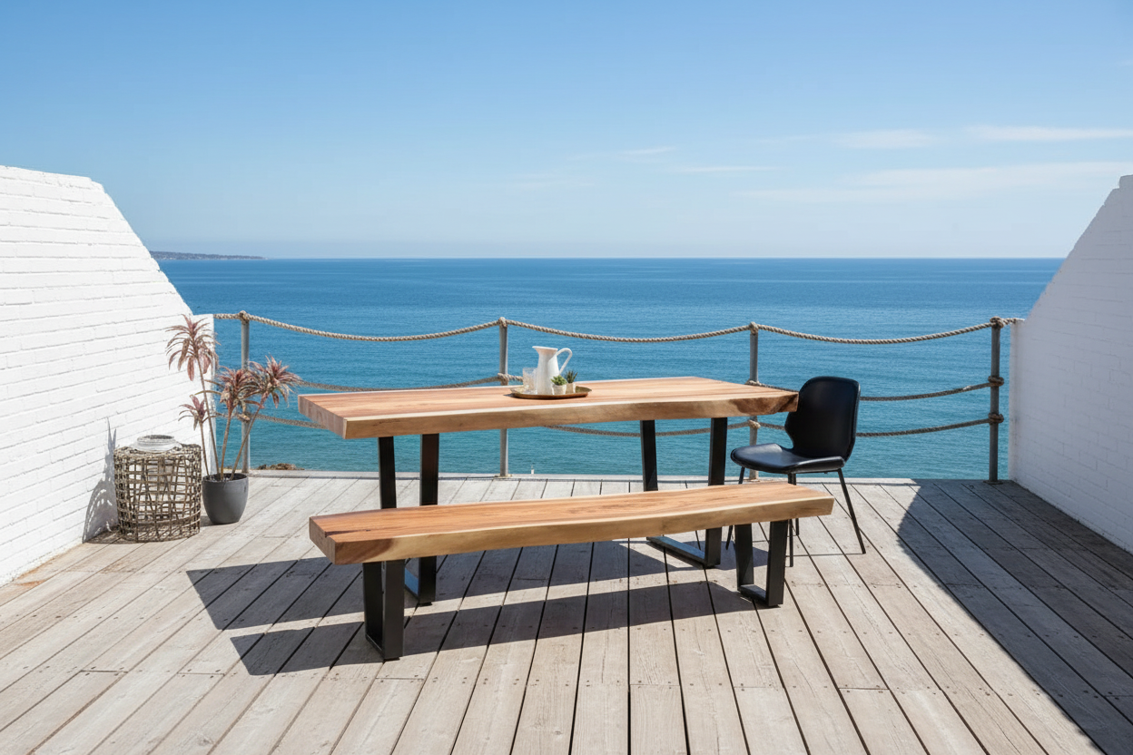 Mesa de comedor Rústica Fuy -MDRFY158080