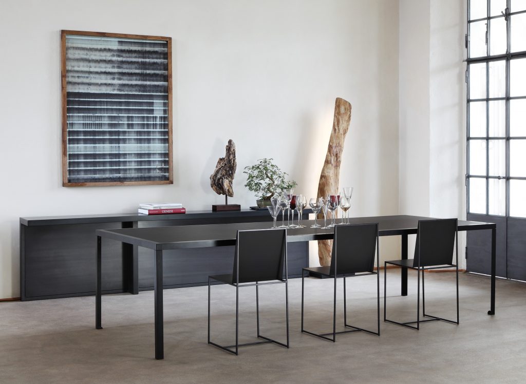 Silla de comedor metalica Zeus 8445