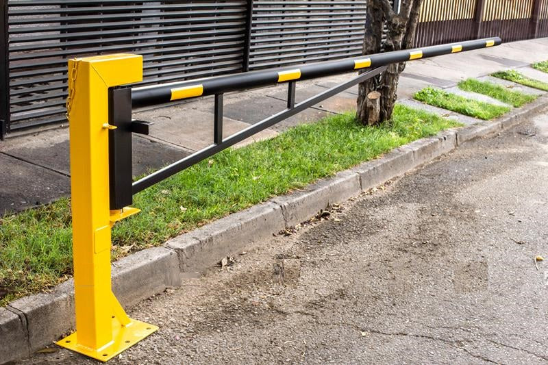 Barrera control vehicular manual Abatible