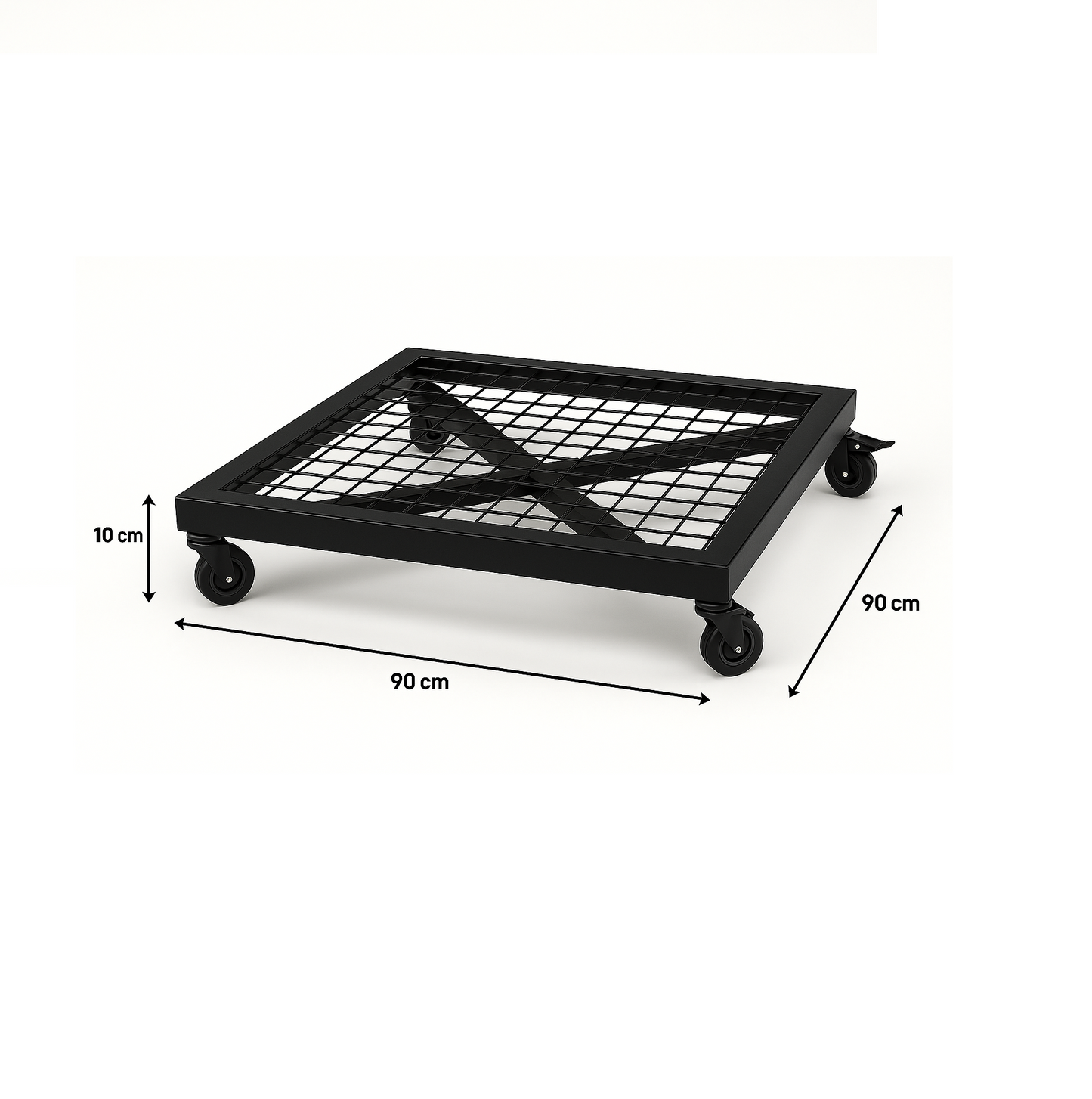 Base metálica Movil para maceteros