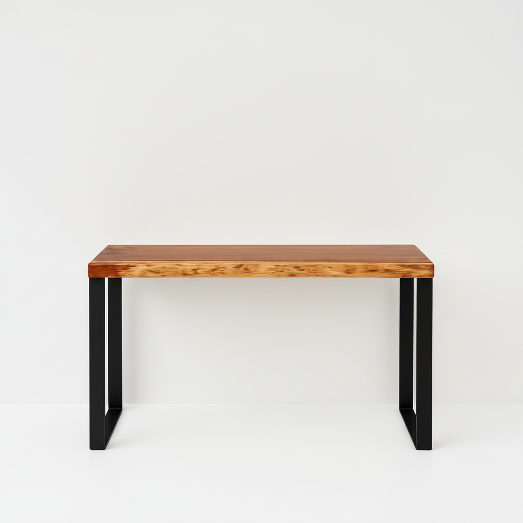 Arrimo Rústico Calafquén 180 cm – Mesa de Arrimo de Madera Natural Estilo Patagónico