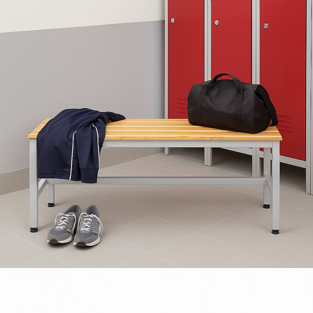 Banca de Camarín metalica 120cm