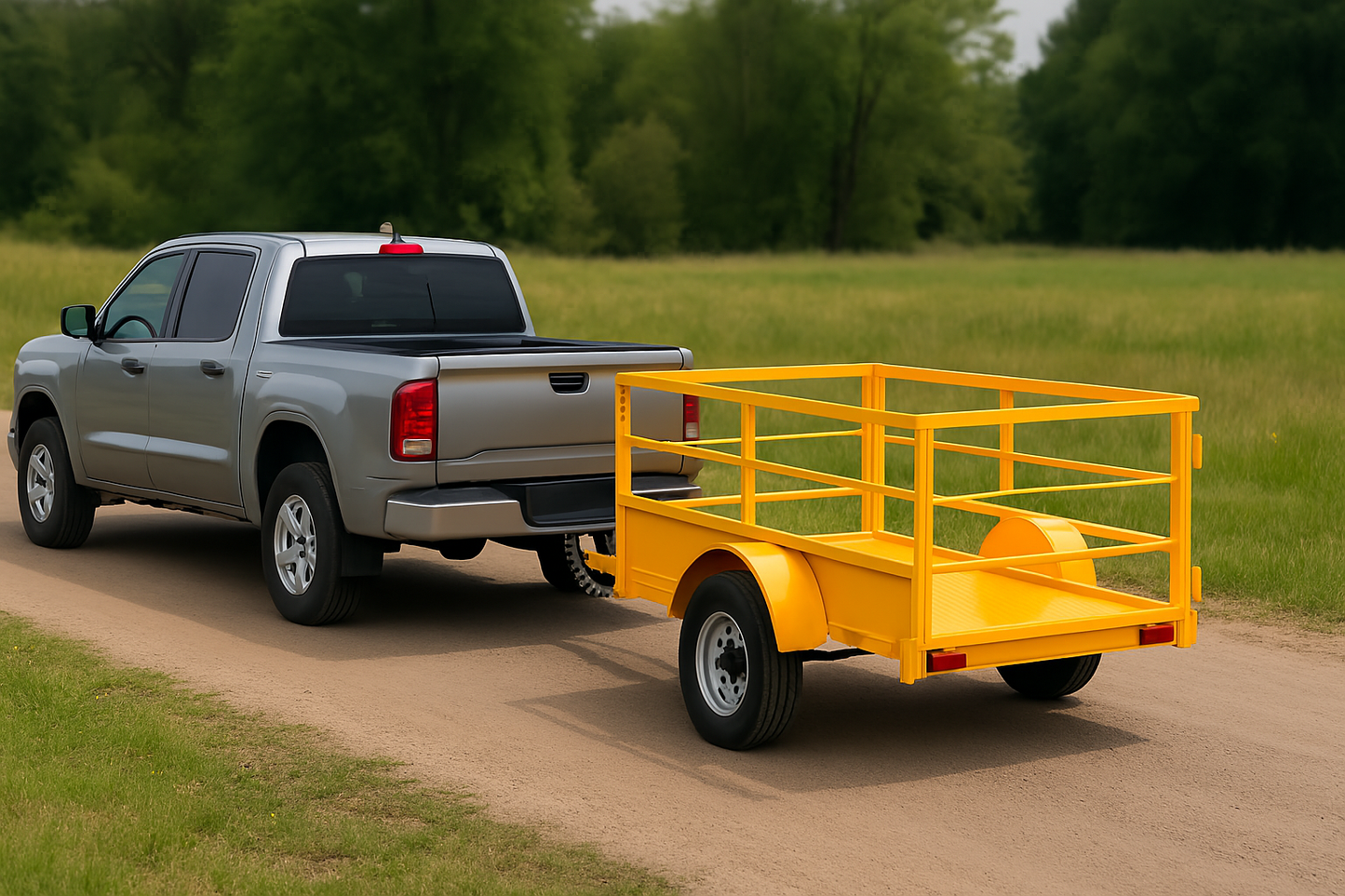 Carro Arrastre Liviano Multicarga con Baranda