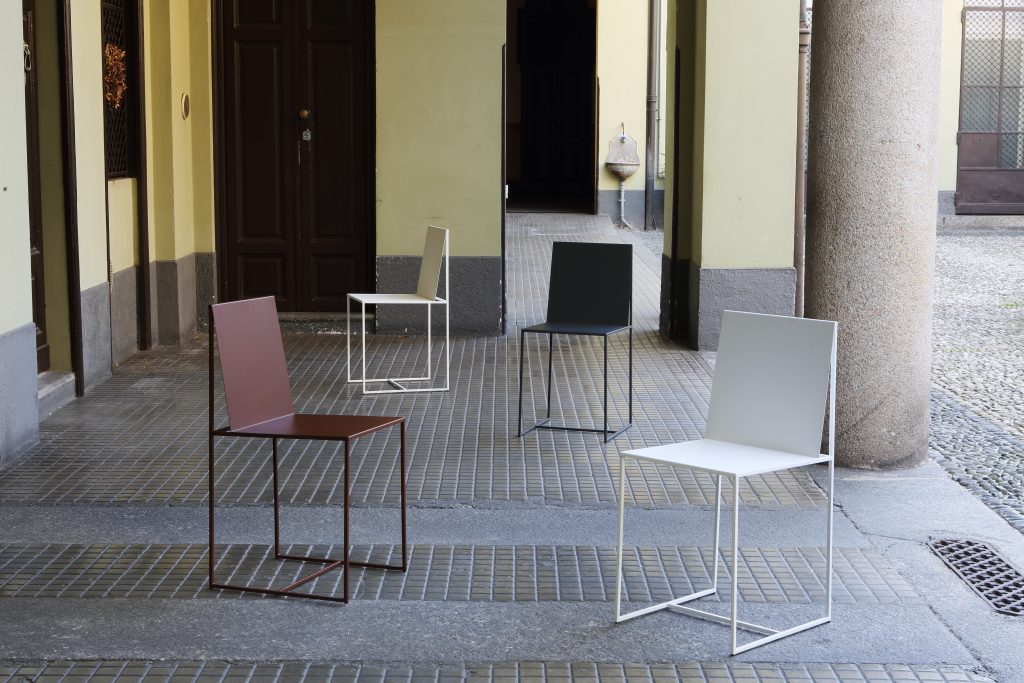 Silla de comedor metalica Zeus 8445