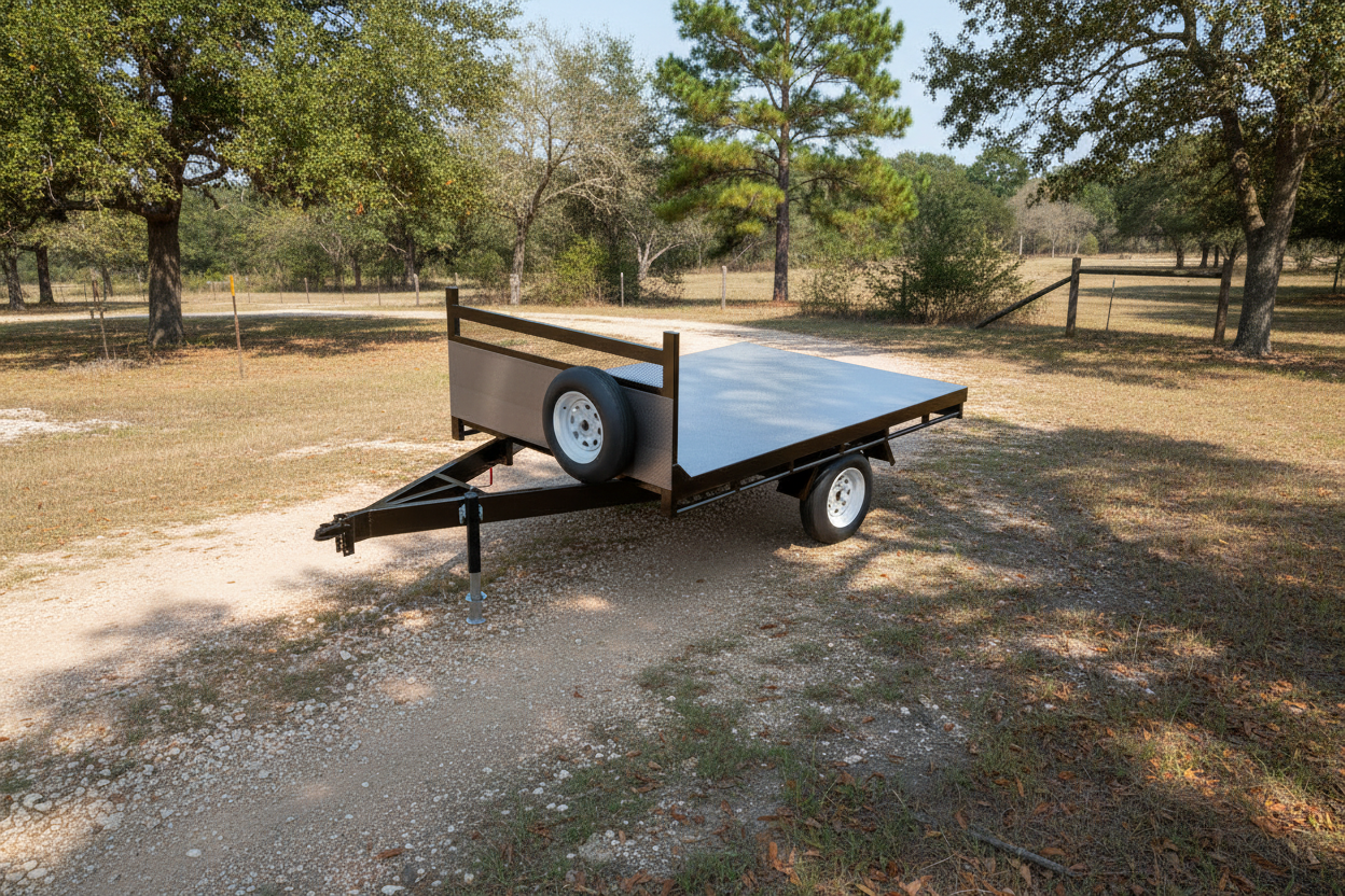 Carro de Arrastre Plano 1.000 kg – Chasis Tipo Cama Alta