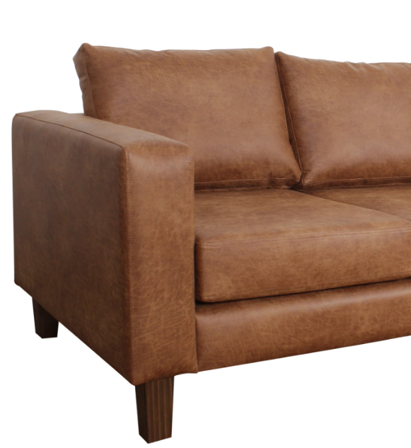 Sofá Londres 3 Cuerpos Cuero Bonded 70%