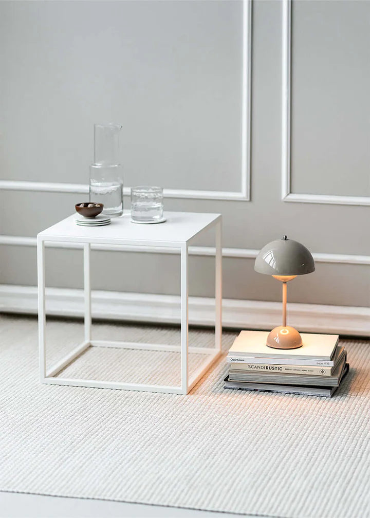 Mesa Auxiliar Industrial Loft para Living
