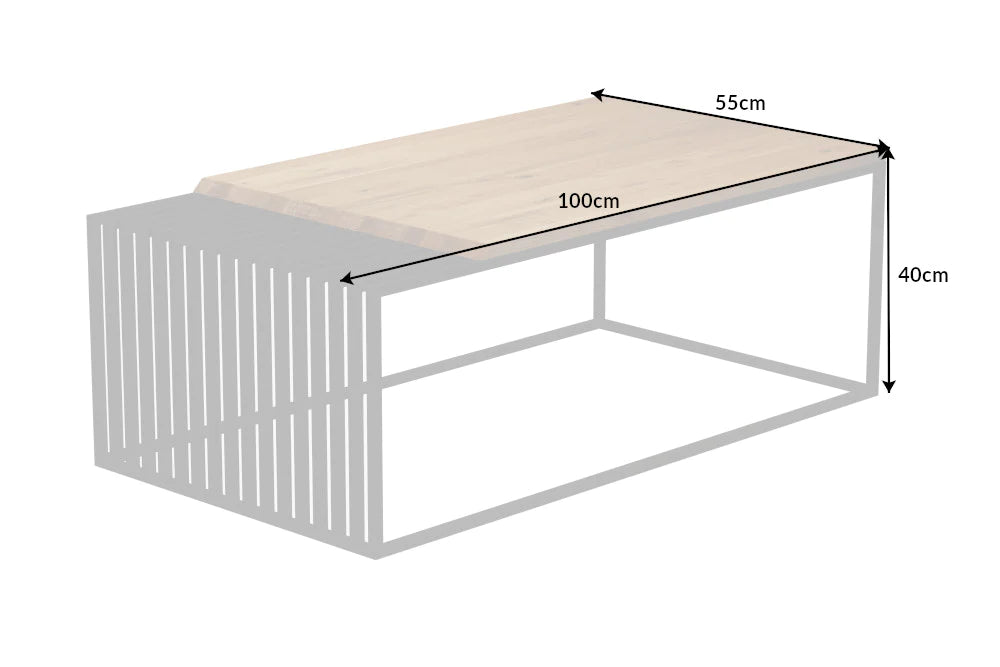 Mesa de Centro metal madera