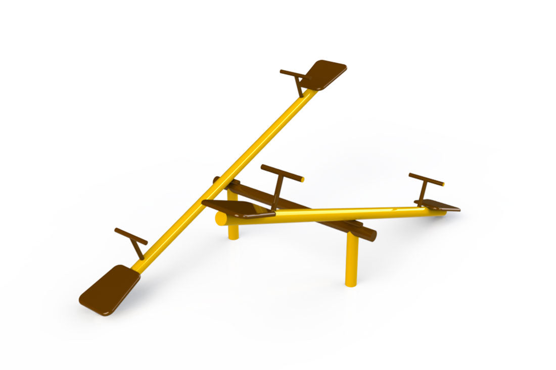 Balancín metalico infantil para parque