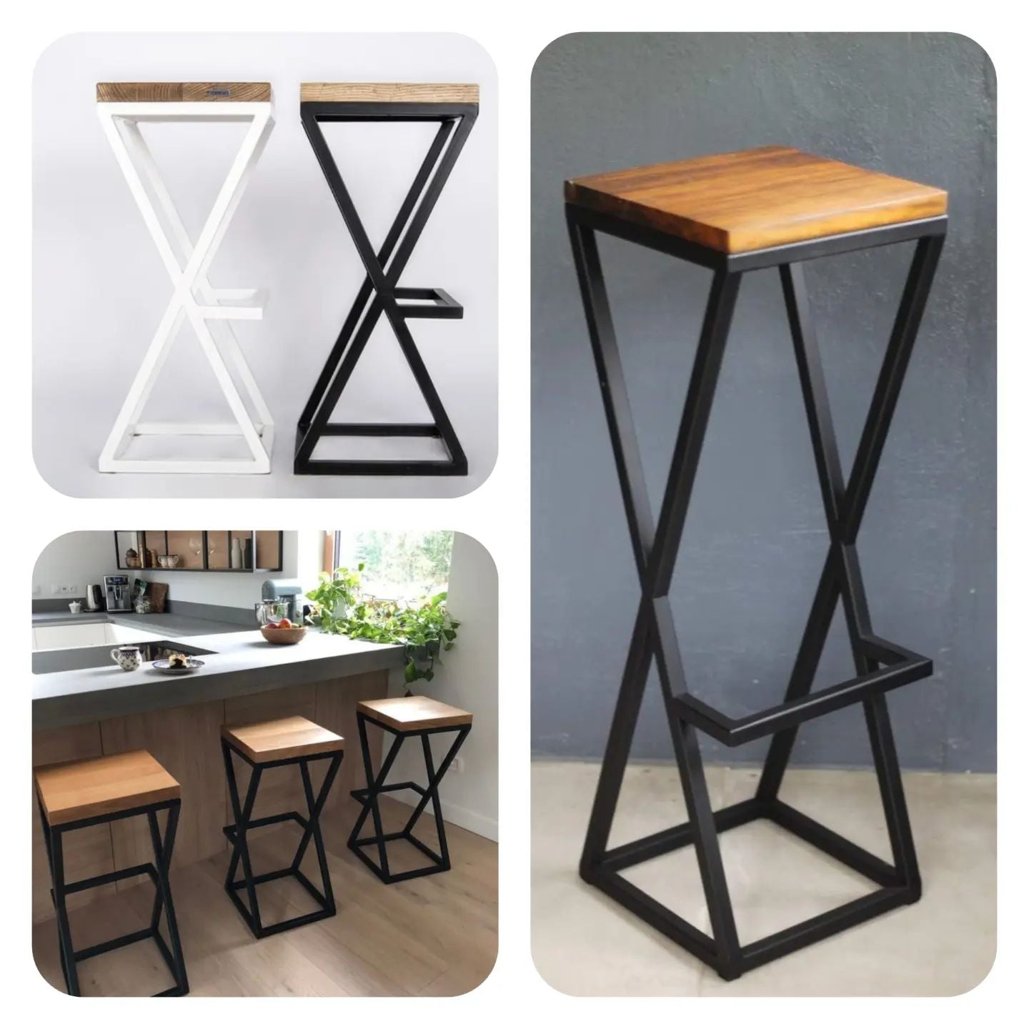 Taburete Xavier - Lenga 9533 - mingeniospa