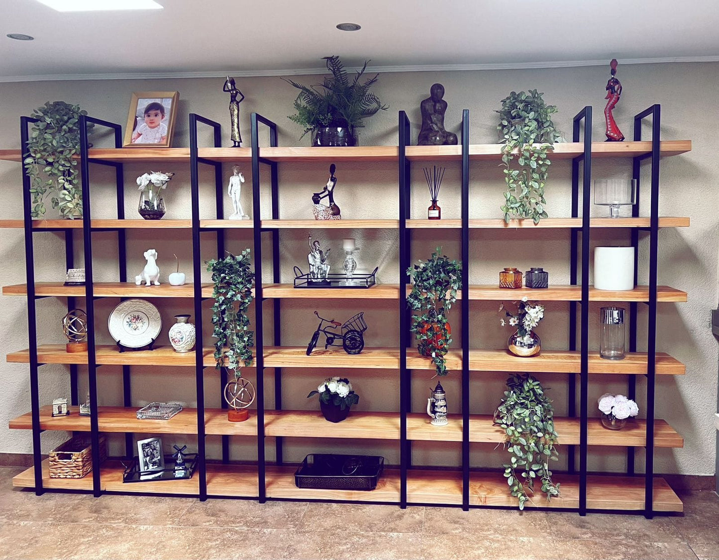 Estante industrial madera de Lenga