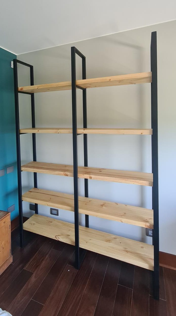 MUEBLE BIBLIOTECA DE MADERA
