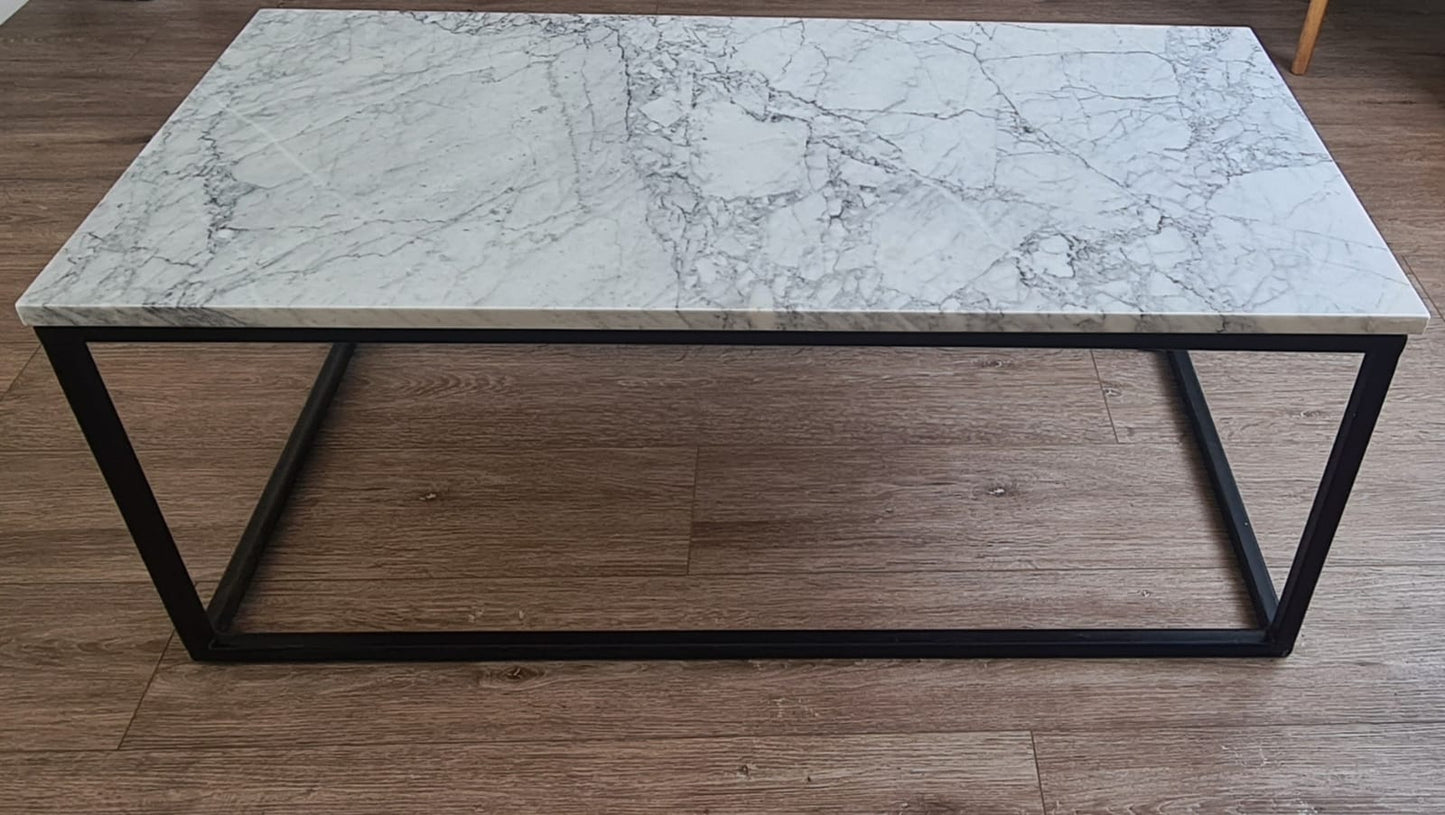 Mesa de centro NG1494- Mármol Carrara - mingeniospa