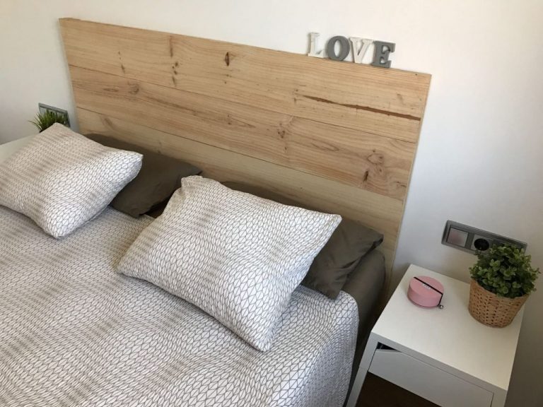 Respaldo de cama Viken - Pino - mingeniospa