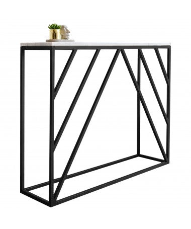 Arrimo metálico con cubierta de marmol – Elegancia y Estilo Contemporáneo