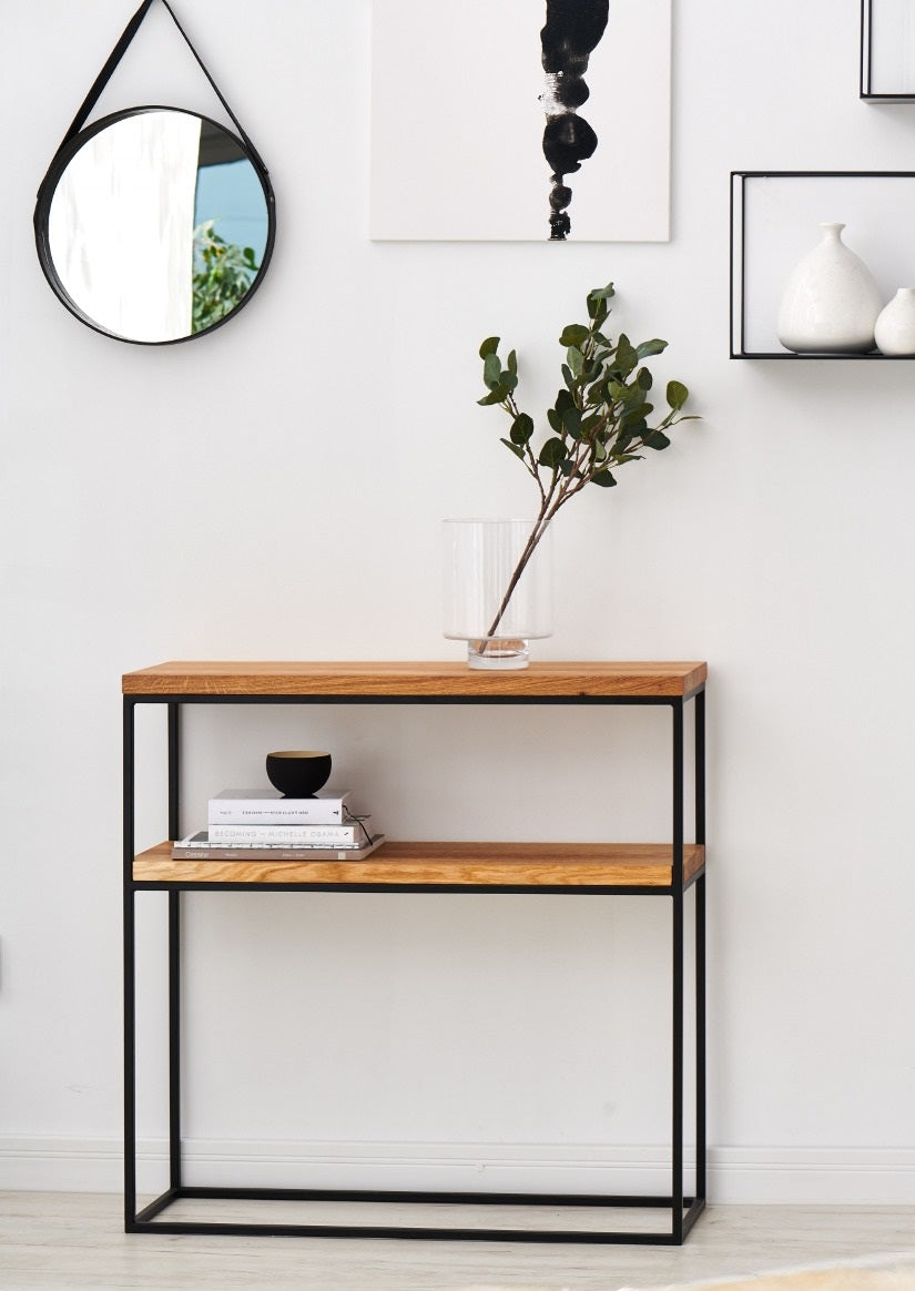 Consola Oak Loft - Roble 139 - mingenio.cl