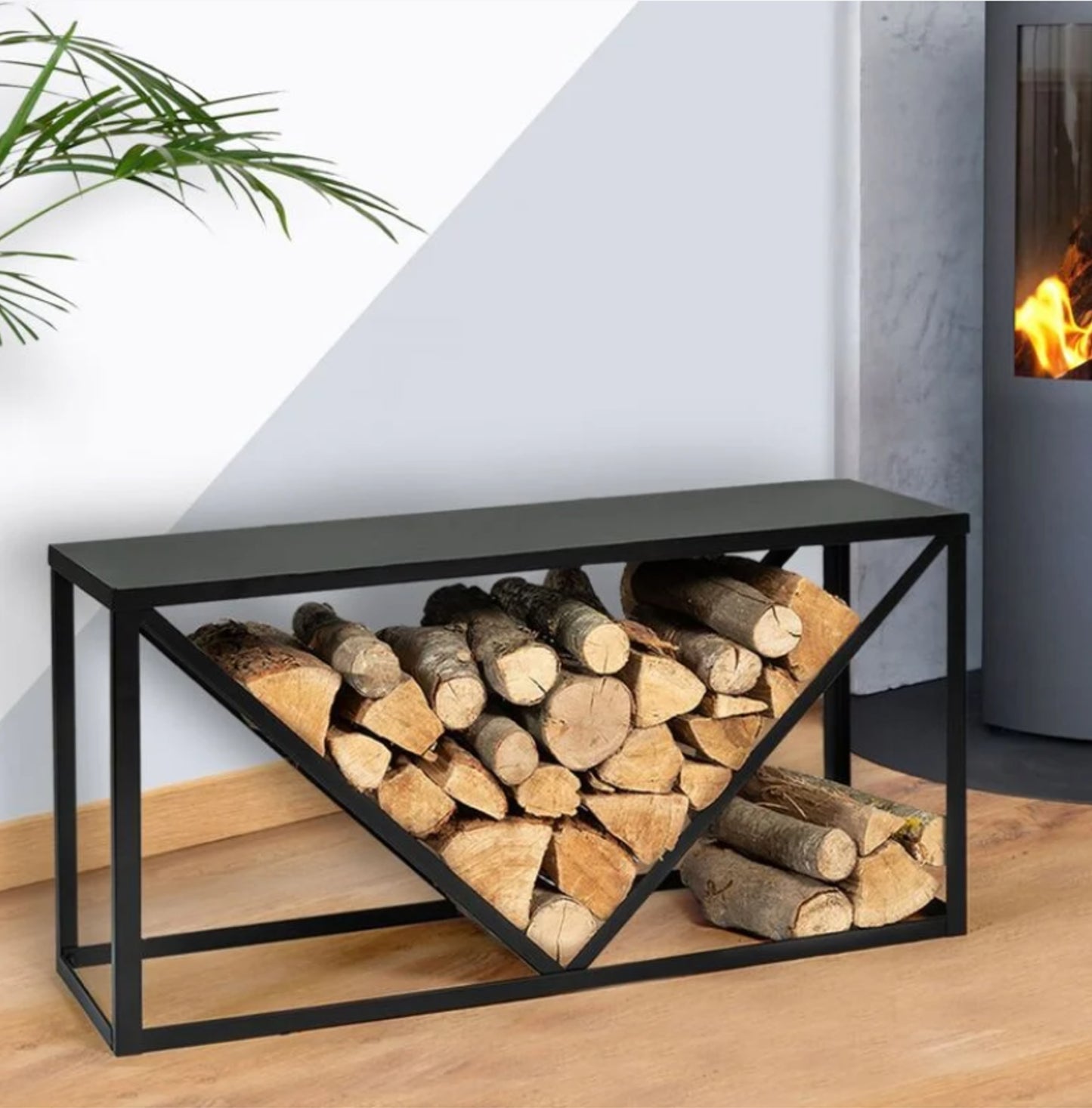 Banco Leñero metálico Loft 153 - mingenio.cl