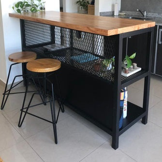 Mesa de bar industrial Mendoza - mingeniospa