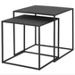 Mesa de centro Nido MCN444 mesa de centro metalica negra estilo loft de mingenio.cl