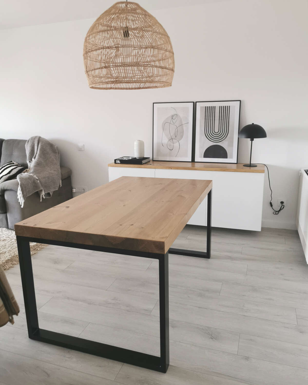 Mesa de comedor de madera Tokio - mingeniospa