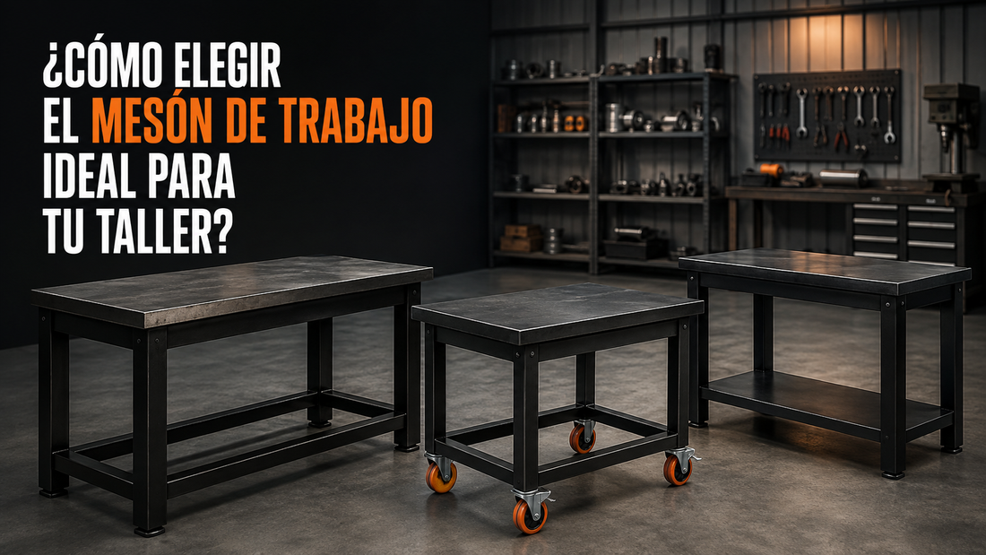 ¿Cómo elegir el mesón de trabajo ideal para tu taller?