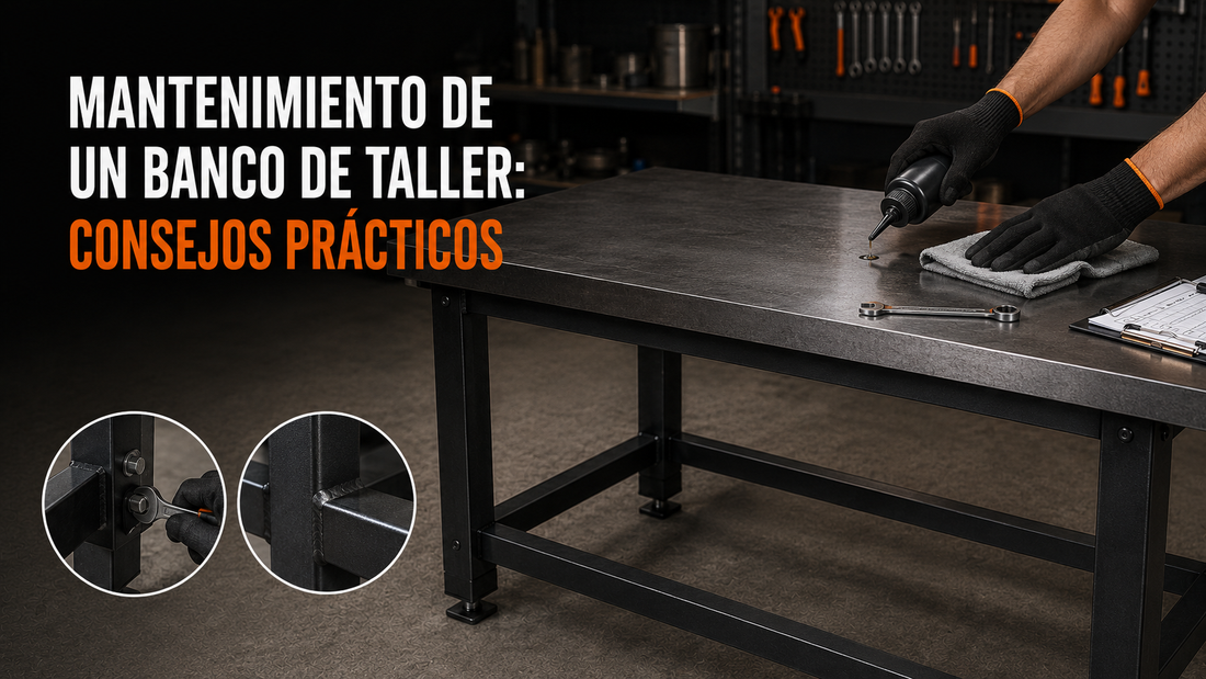 Mantenimiento de un banco de taller: consejos prácticos para prolongar su vida útil