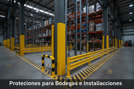 Protecciones para Bodegas e Instalaciones: Barreras y Guardarraíl Metálico Industrial – Mingenio