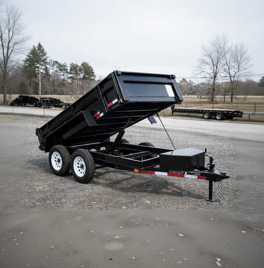 Carro Mini Tolva Basculante 1000kg: solución robusta para transporte y descarga de materiales a granel