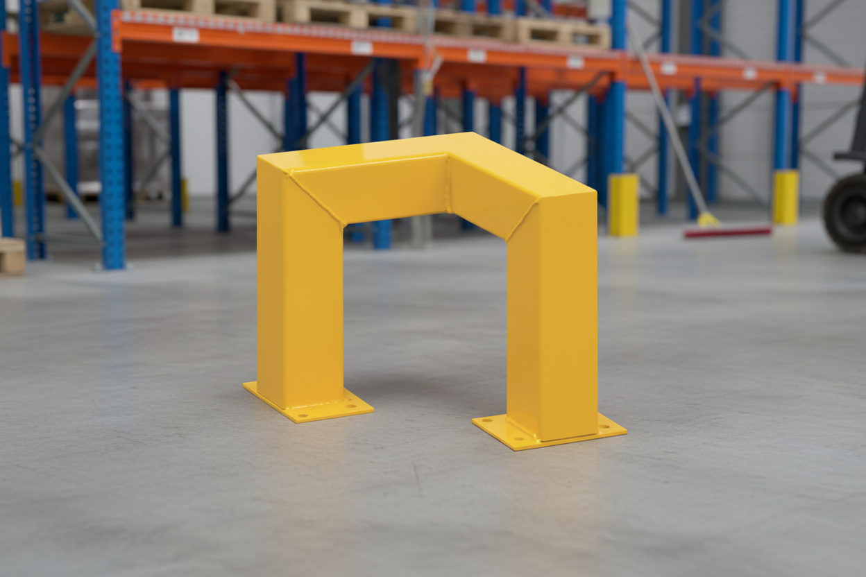 Barrera Esquinero de Protección para Rack | Protección Industrial de Bodega