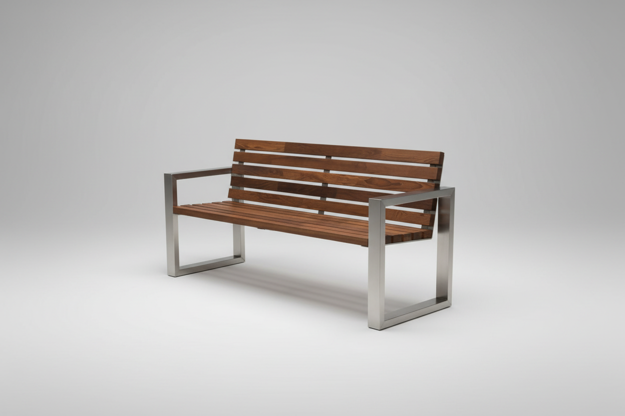Banca de Patio Vicuña – Banca Resistente para Jardín, Terraza o Quincho