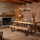 Mesa de comedor Rústica Fuy -MDRFY158080