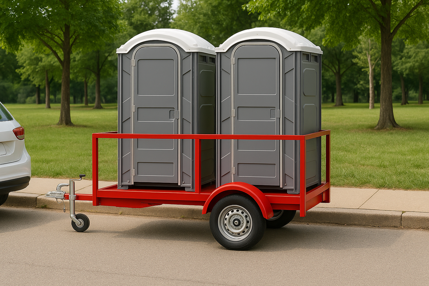 Carro Plano para Baño Químico 240x120cm