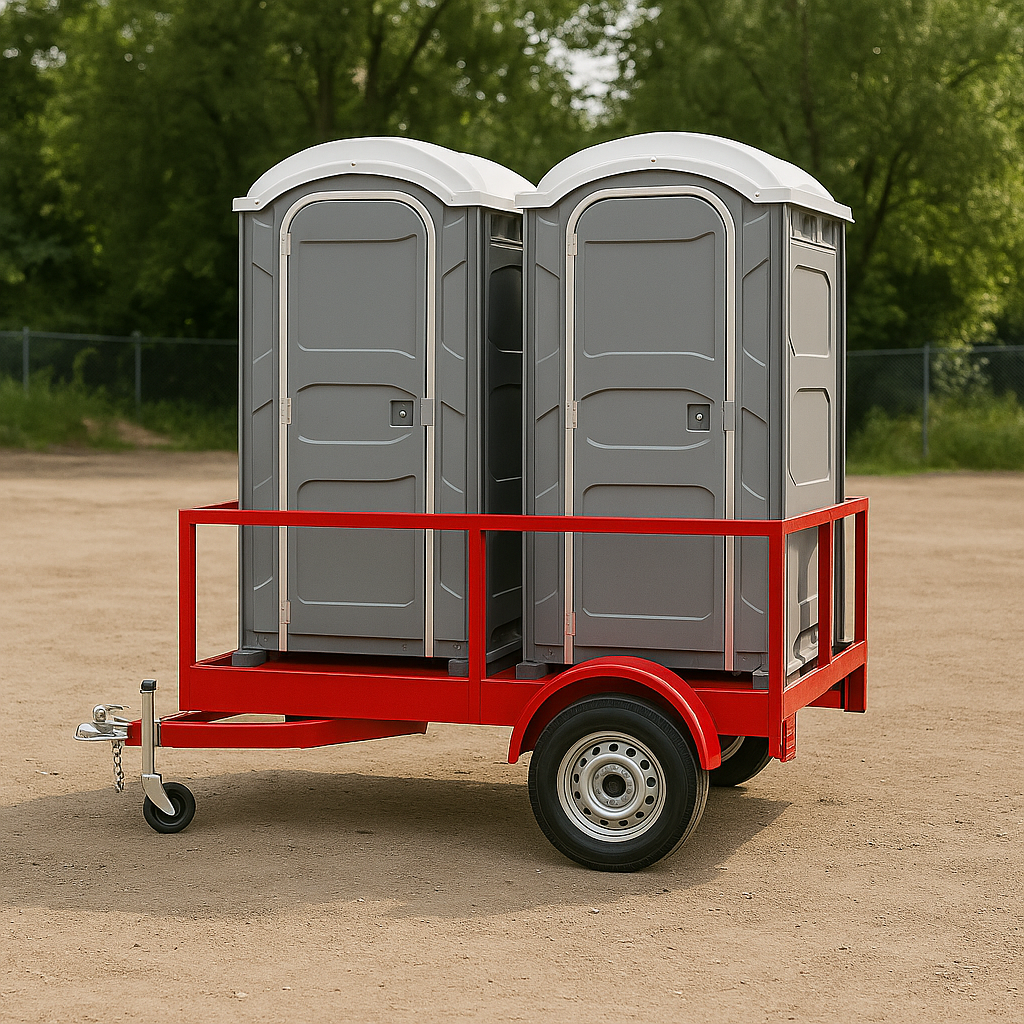 Carro Plano para Baño Químico 240x120cm