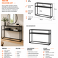 Arrimo Industrial de Metal 150 cm Loft
