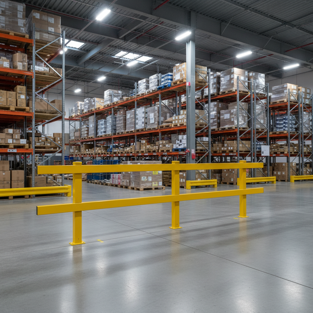 Baranda Industrial de Protección 6 m – Baranda de Seguridad para Bodegas y Corredores