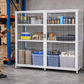 Estantería Jaula Metálica Industrial | Rack Cerrado para Bodega | Mingenio Chile