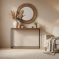 Arrimo Florence en Lenga – Mesa de Arrimo de Madera Natural Estilo Rústico Moderno