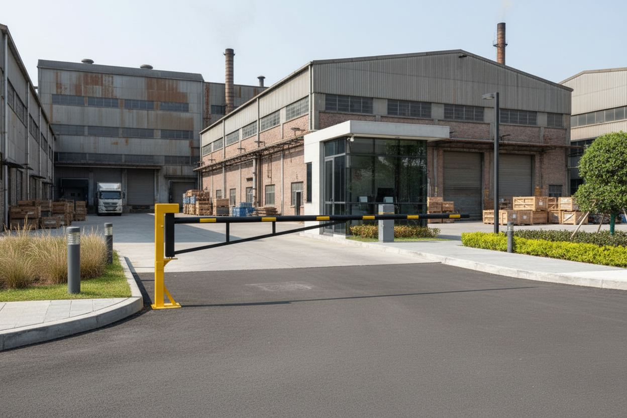 Barrera Manual Vehicular – Barrera de Control de Acceso para Estacionamientos y Condominios