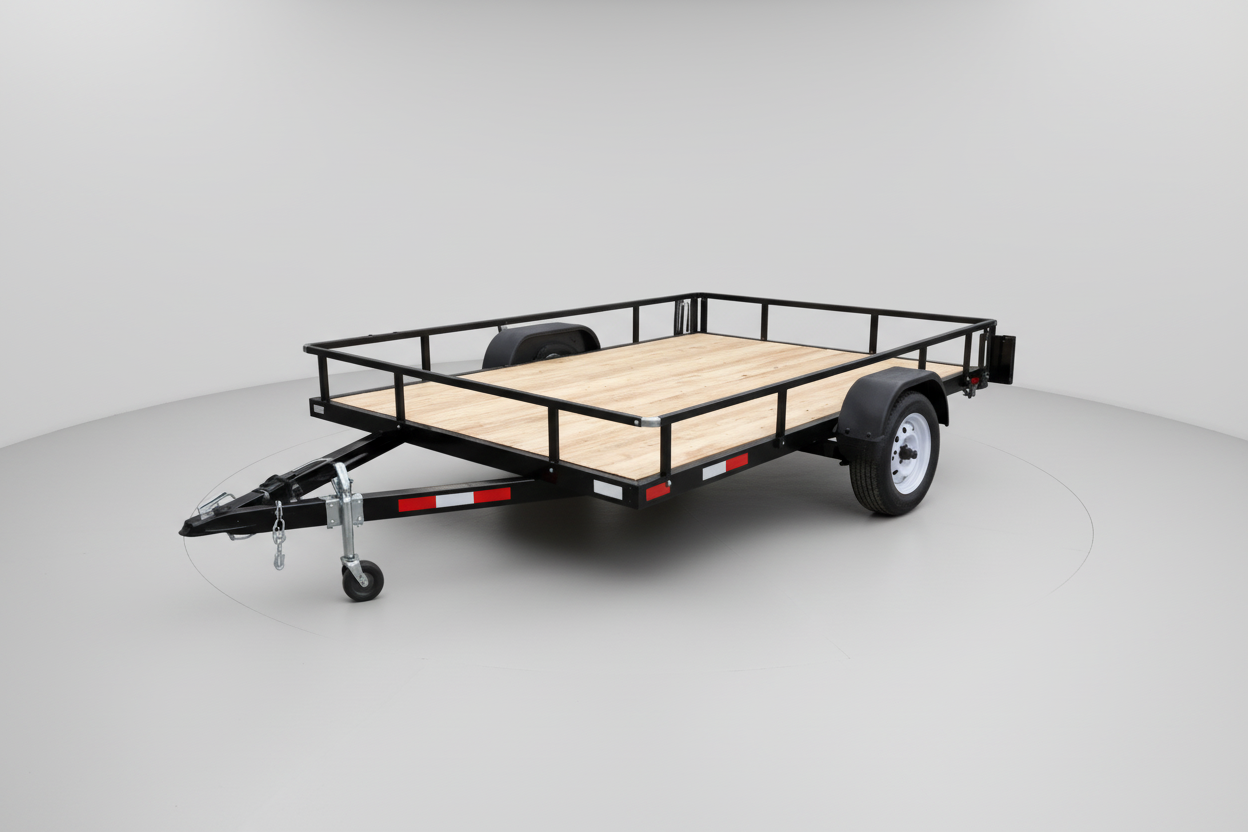 Carro de Arrastre 1.000 kg con Base de Madera – Plataforma 3 × 2 m