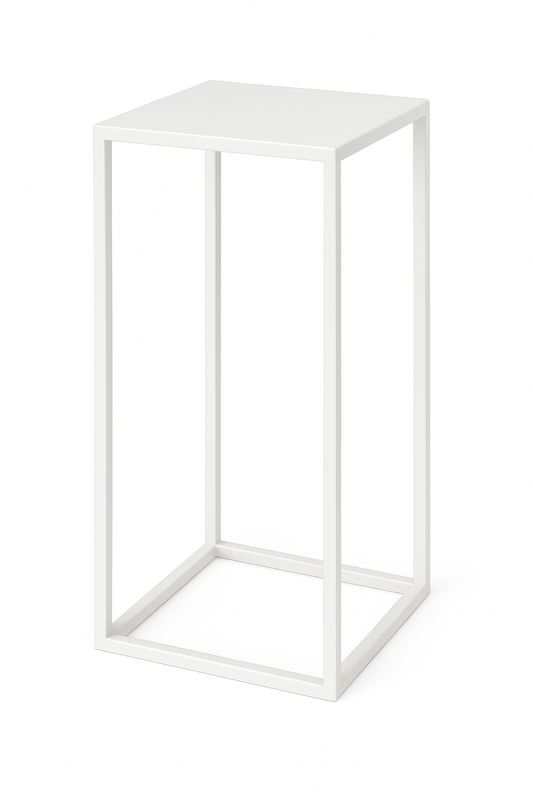 Pedestal metalico blanco Alma - L833