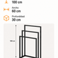 Toallero Minimalista de Acero para Baño