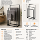 Toallero Minimalista de Acero para Baño