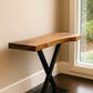 Arrimo metalico con madera rústica Vichuquén V150