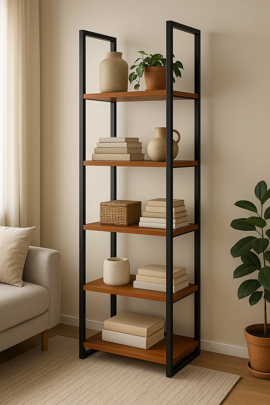 Estanteria industrial columna.