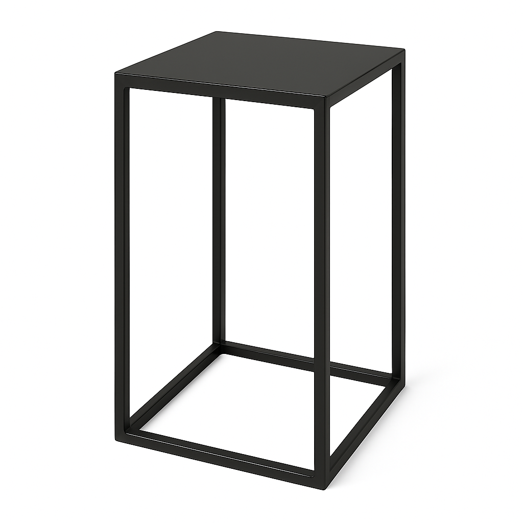 Pedestal metalico Negro York - LOFT833