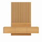 Rack flotante con panel - Lenga