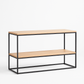 Recibidor madera y metal 3N136 - Lenga