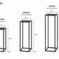 Pedestales Industriales de Metal Pack 3 Alturas