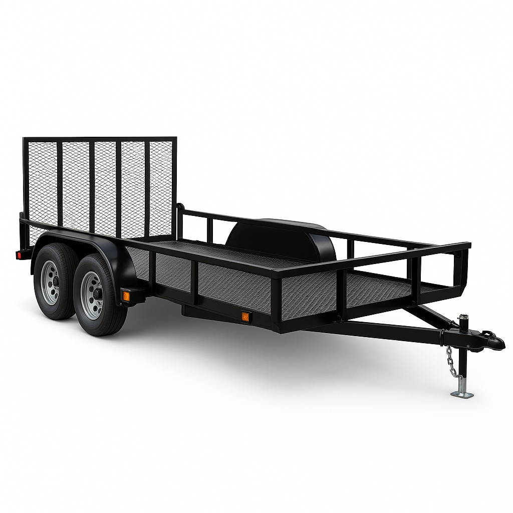 Carro de arrastre con Rampa abatible para 2.000 kg